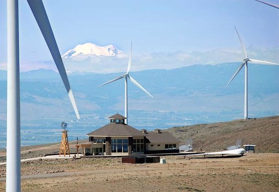 The Wild Horse Renewable Energy Center overlooks the Kittitas Valley